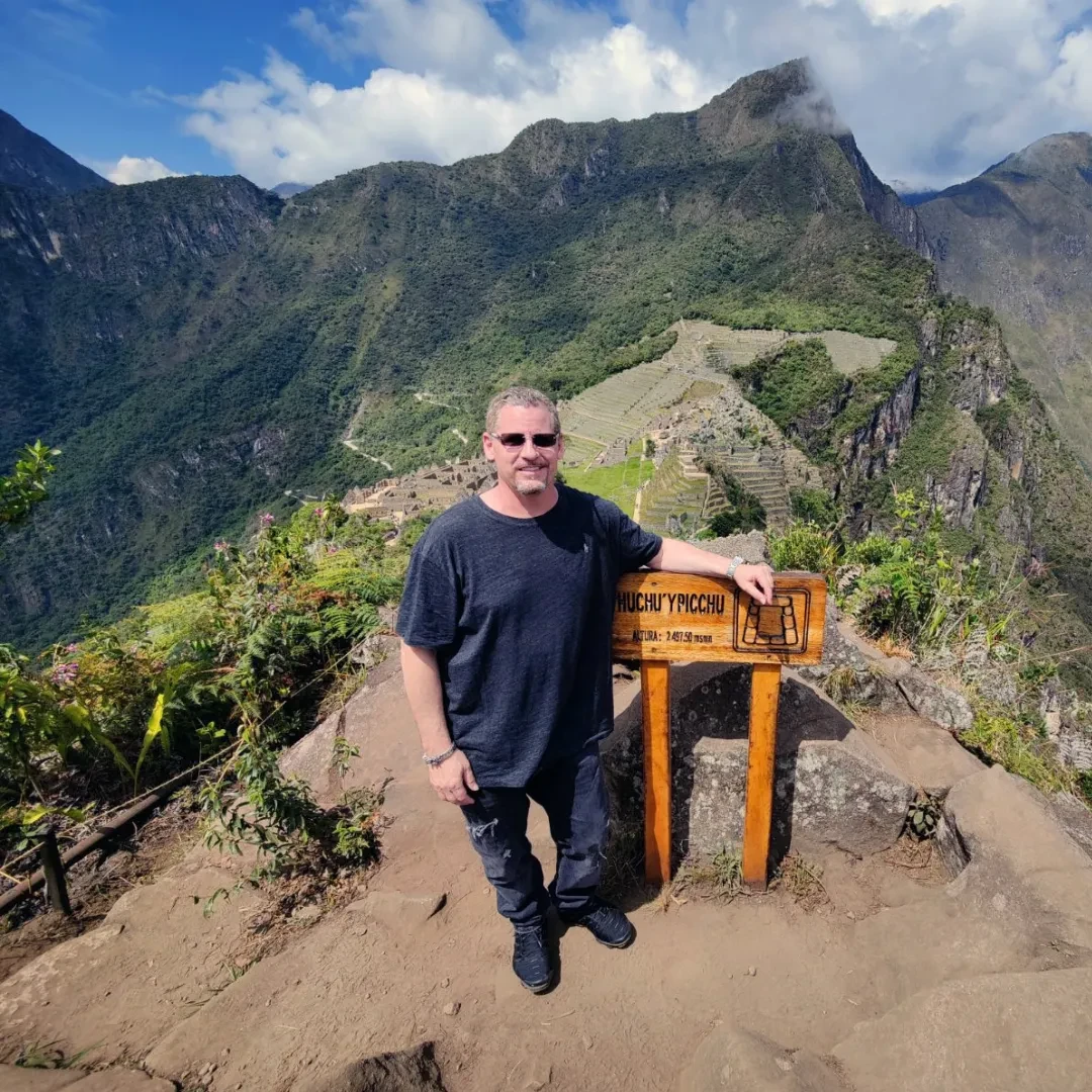 David Webb at Machu Picchu